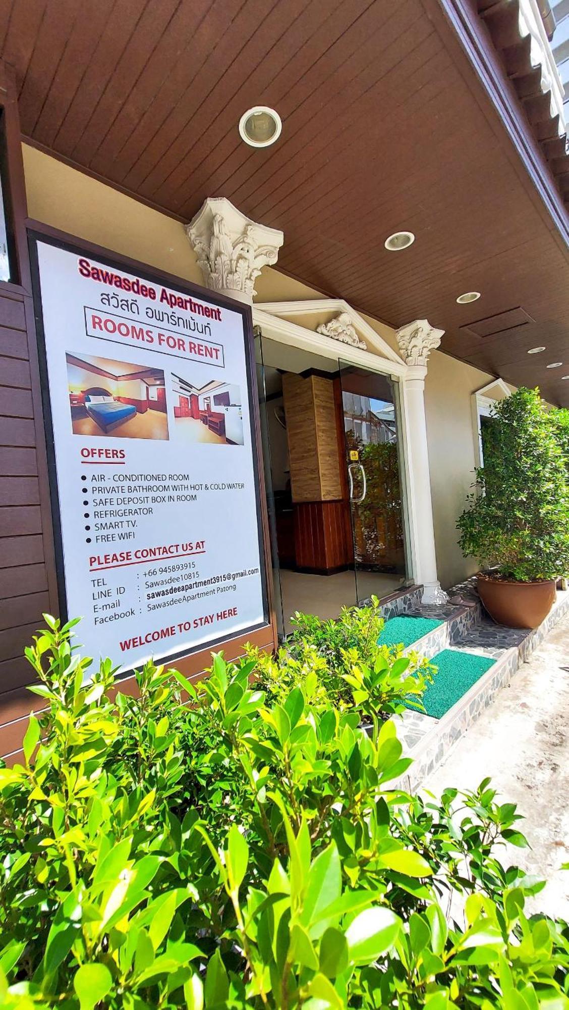 Sawasdee Apartment Patong Exterior foto